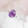 Amethist ruw Ring