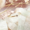 Salt & Peper diamant ring - 14 karaats geelgoud