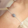 Labradoriet armband zilver 