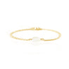 Maansteen ruw Armband 14kt Goud